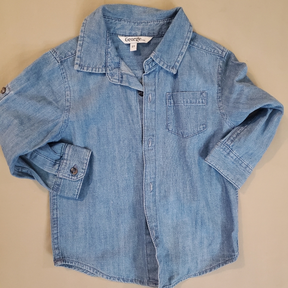 Jean long sleeve shirt